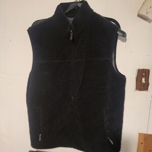 Vineyard Vines Men's Black Sherpa Zip Vest